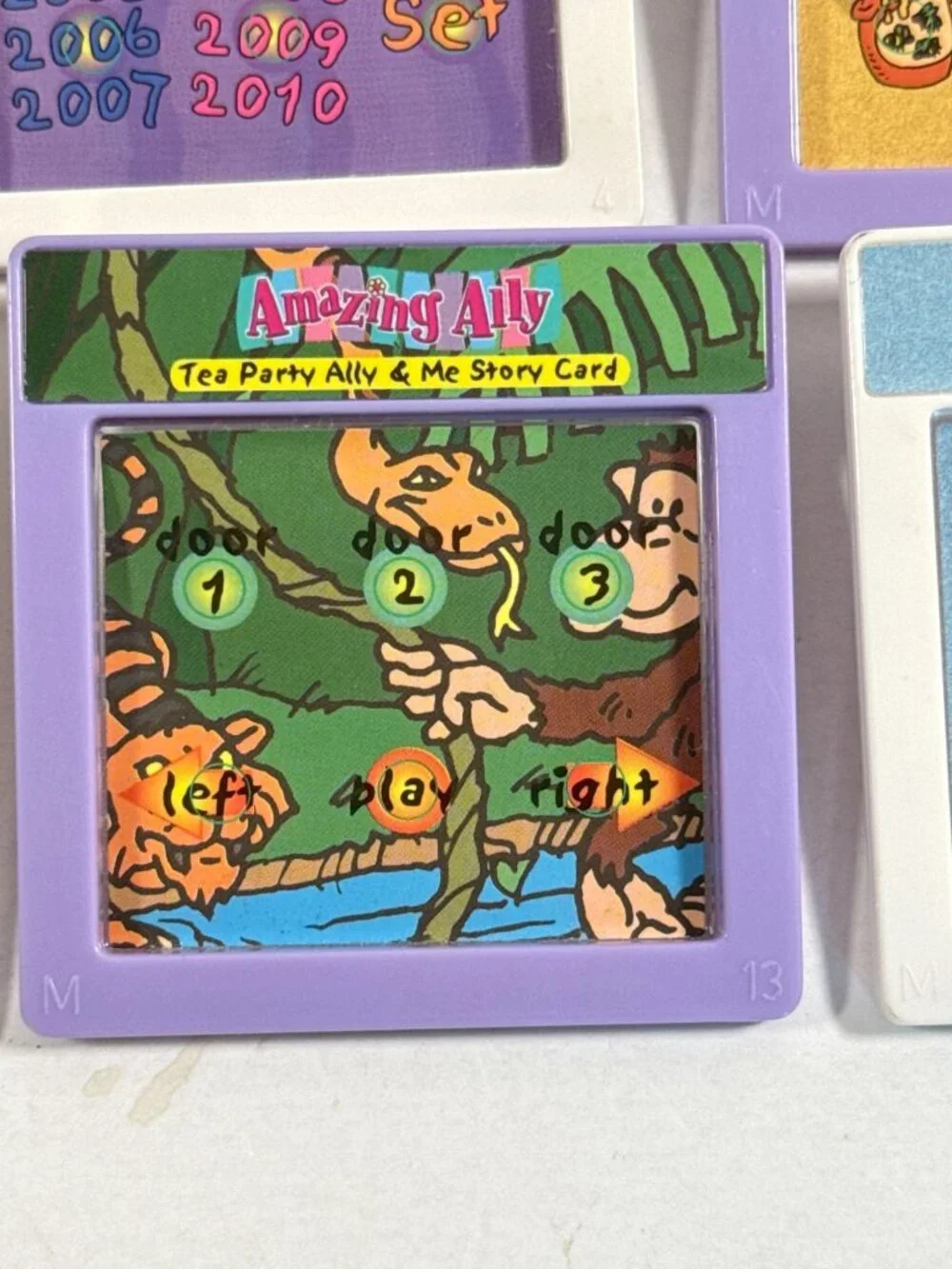 Vintage Amazing Ally Activity Tea Party Date Holiday Story Card Toy Replacements